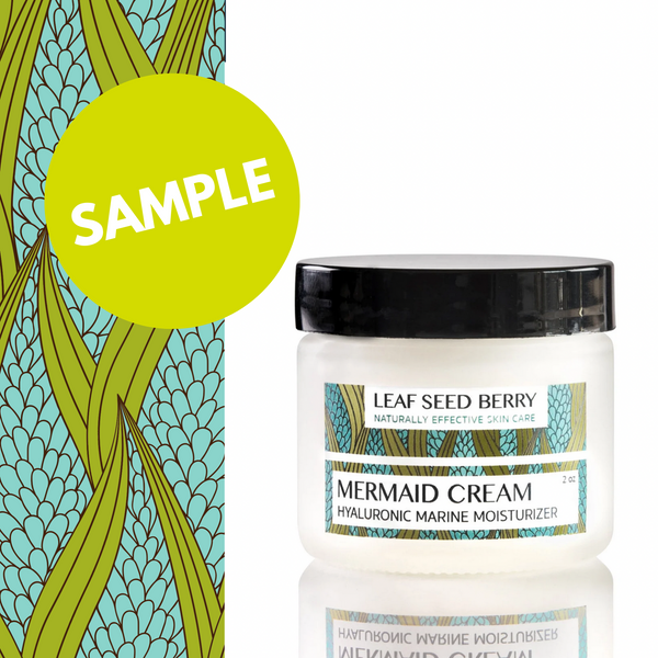 SAMPLE Mermaid Cream Face Moisturizer – Leaf Seed Berry Skincare