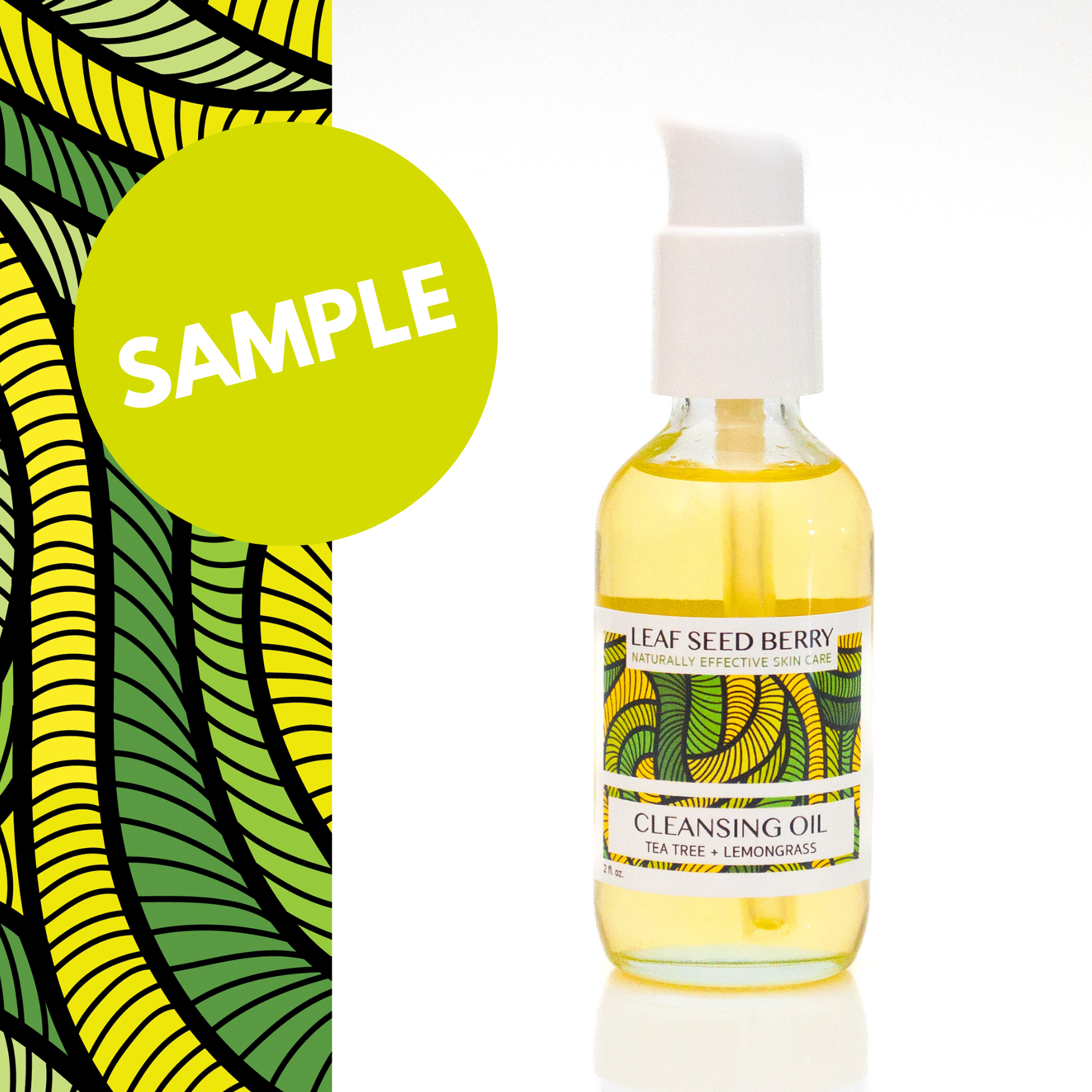 tea plant seed oil SAMPLE Organic Tea Tree + Lemongrass Cleansing Oil – Leaf Seed Berry Skincare
