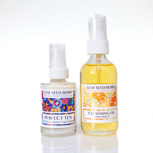 Perfect Ten Serum + Organic Cleansing Oil Set