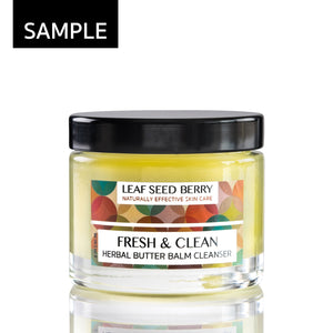 SAMPLE Fresh & Clean Herbal Butter Balm Cleanser
