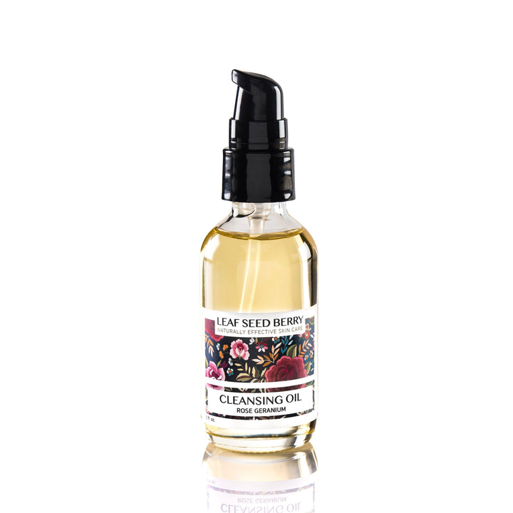 Organic Rose Geranium Cleansing Oil & Makeup Remover