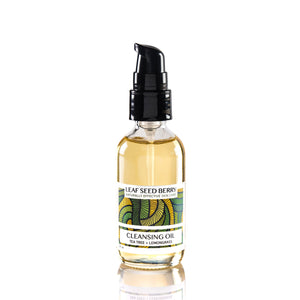Organic Tea Tree + Lemongrass Cleansing Oil & Makeup Remover