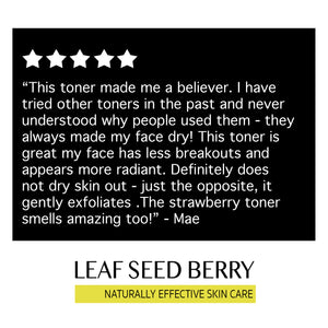 SAMPLE Strawberry Essence Exfoliating Face Toner