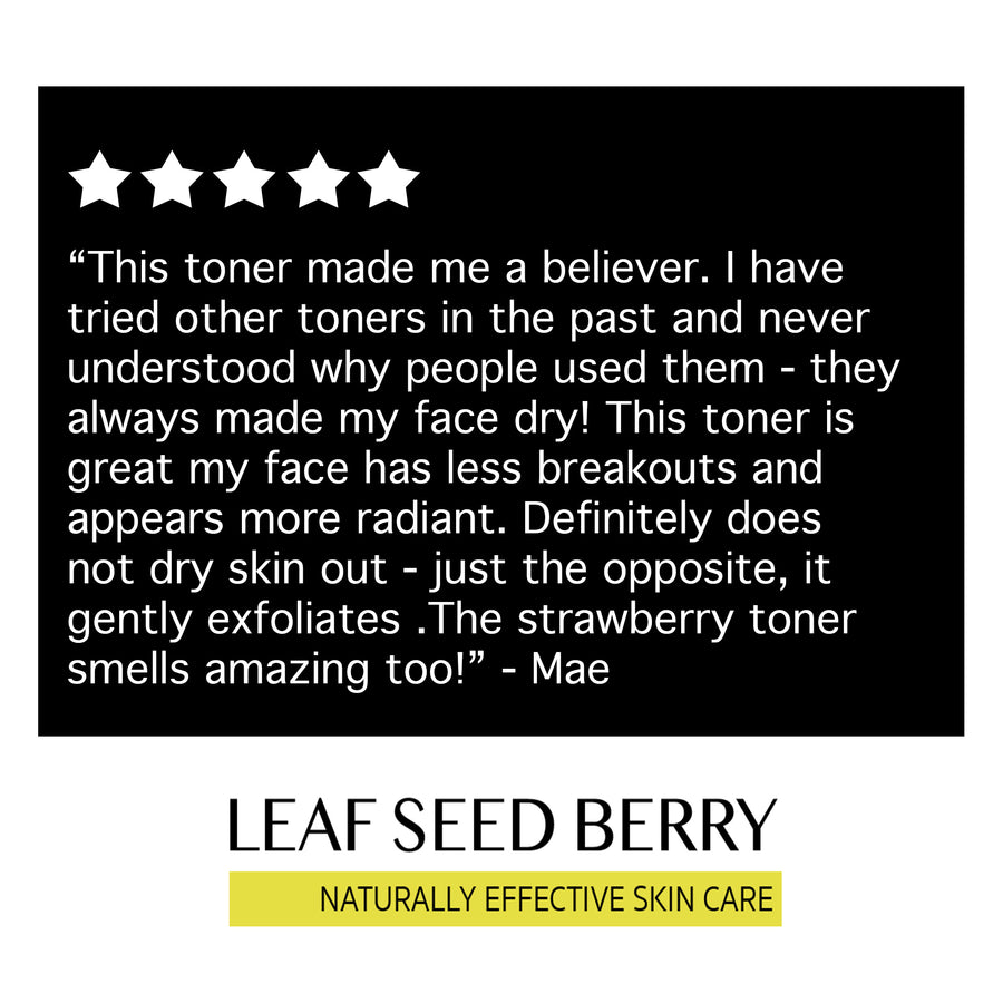 SAMPLE Strawberry Essence Exfoliating Face Toner